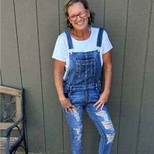 Judy Blue Sz Large overalls lk new